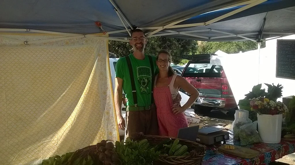 Healdsburg California Farmers Market, representing Bernier Farms