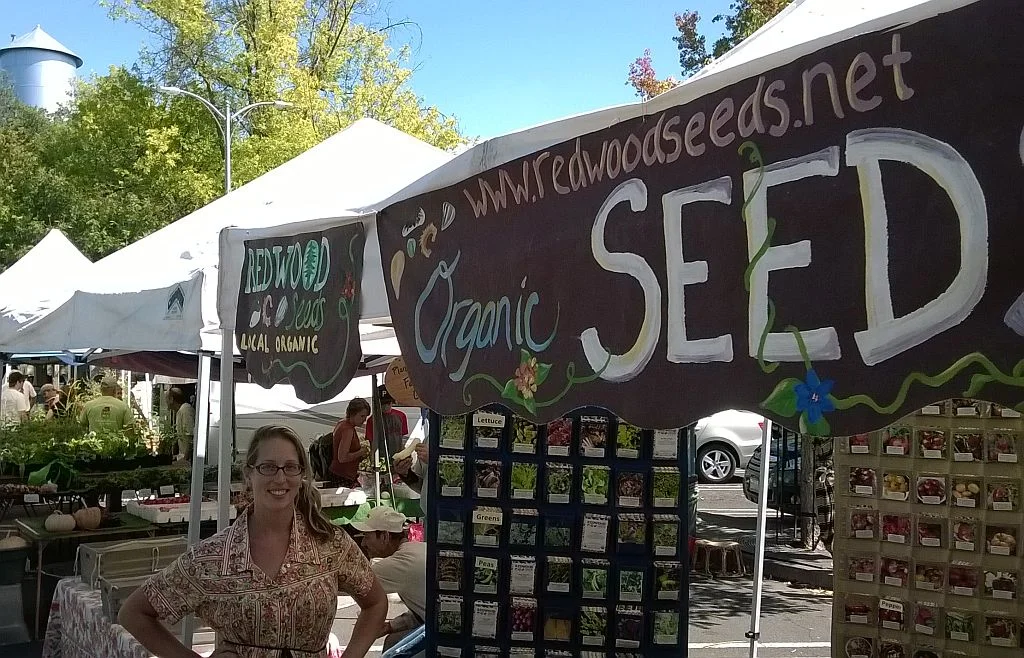 Chico California Farmers Market, representing Redwood Seeds