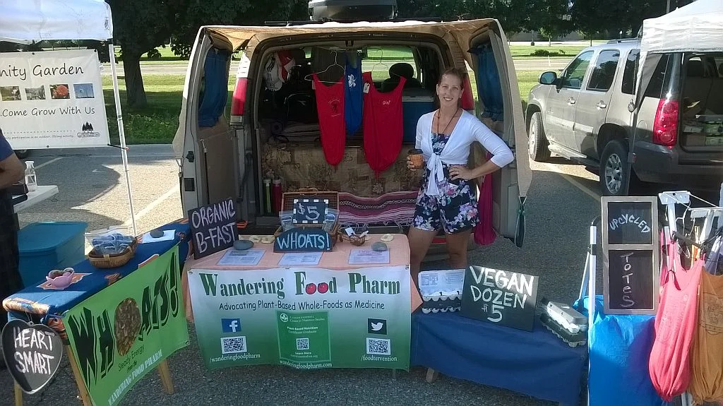 Clarkston Michigan Farmers Market, representing Wandering Food Pharm