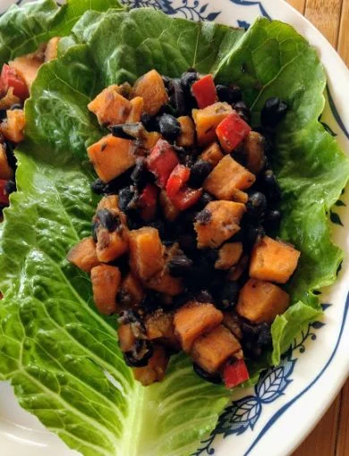 Jeff Tritten, Black Bean Seet Potato Lettuce Wraps.jpg