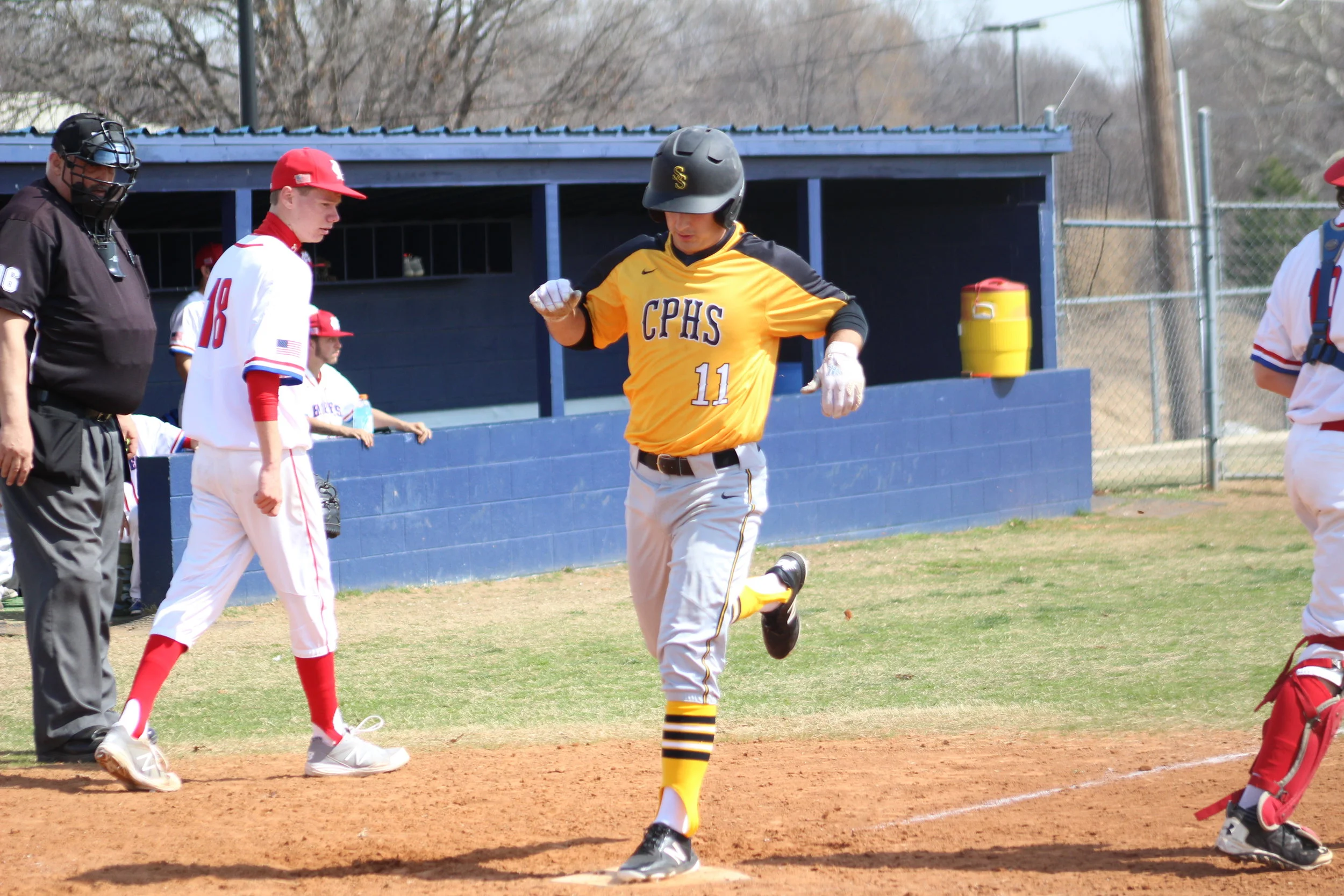 Braden Askew got the win on the mound and hit a home run in an 8-6 victory at Broken Arrow. (Photo: Scott Emigh).