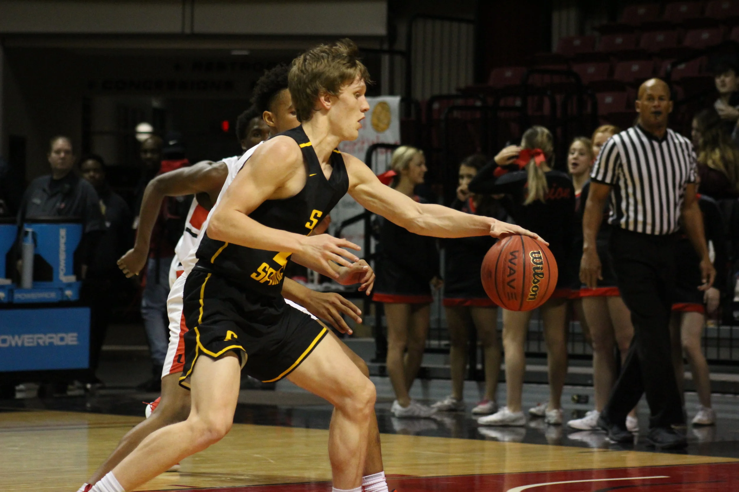 CPHS Basketball Sandites fall 7351 to Sapulpa at Area