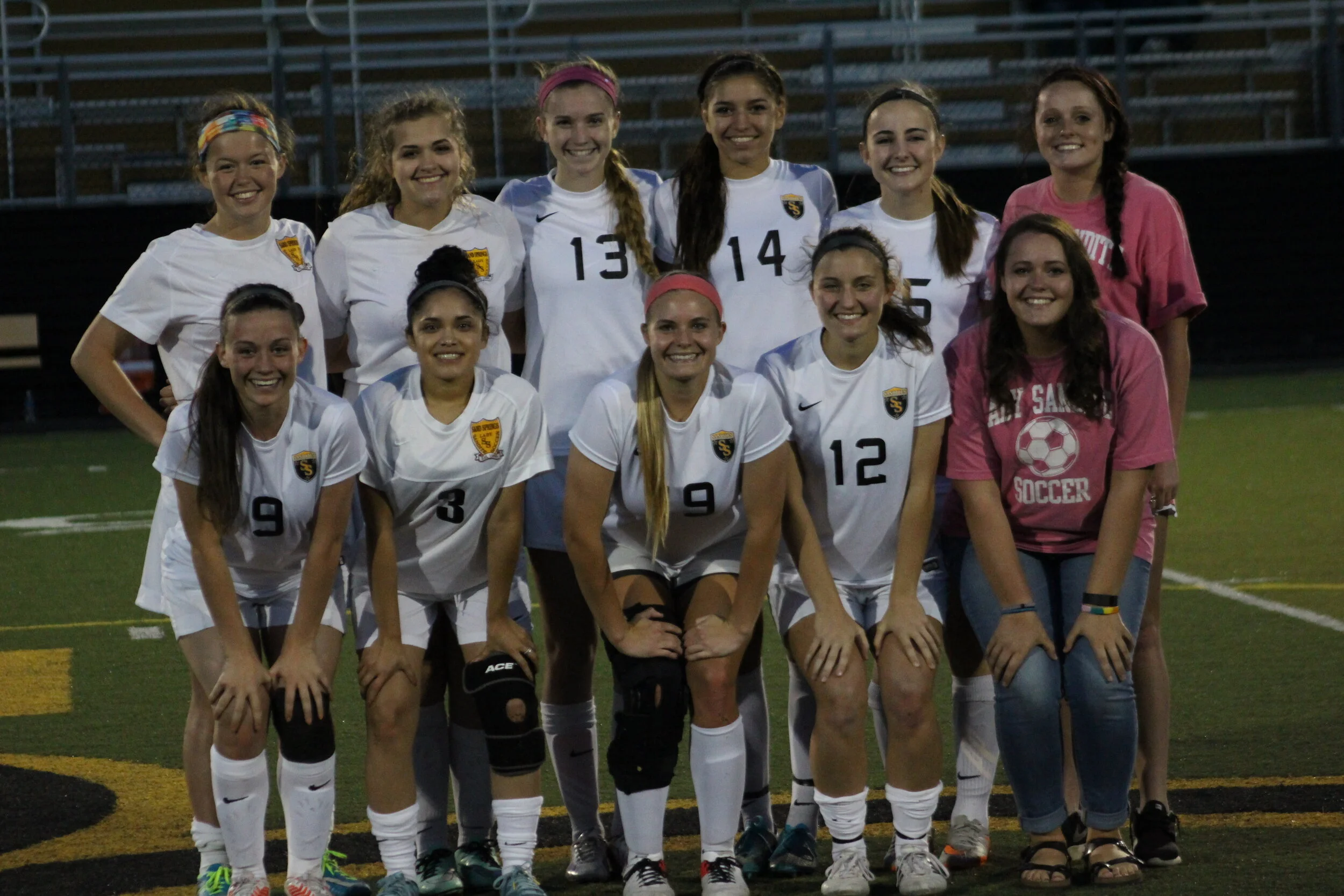 Senior Class of 2016: Taylor Coyle, Kylee Cramer, Marissa Doll, Madison Dye, Brooklyn Eardley, Kayla Foster, McKinzie Horton, Bryn Lewis, Ashley Marino, Alexis Slabby.