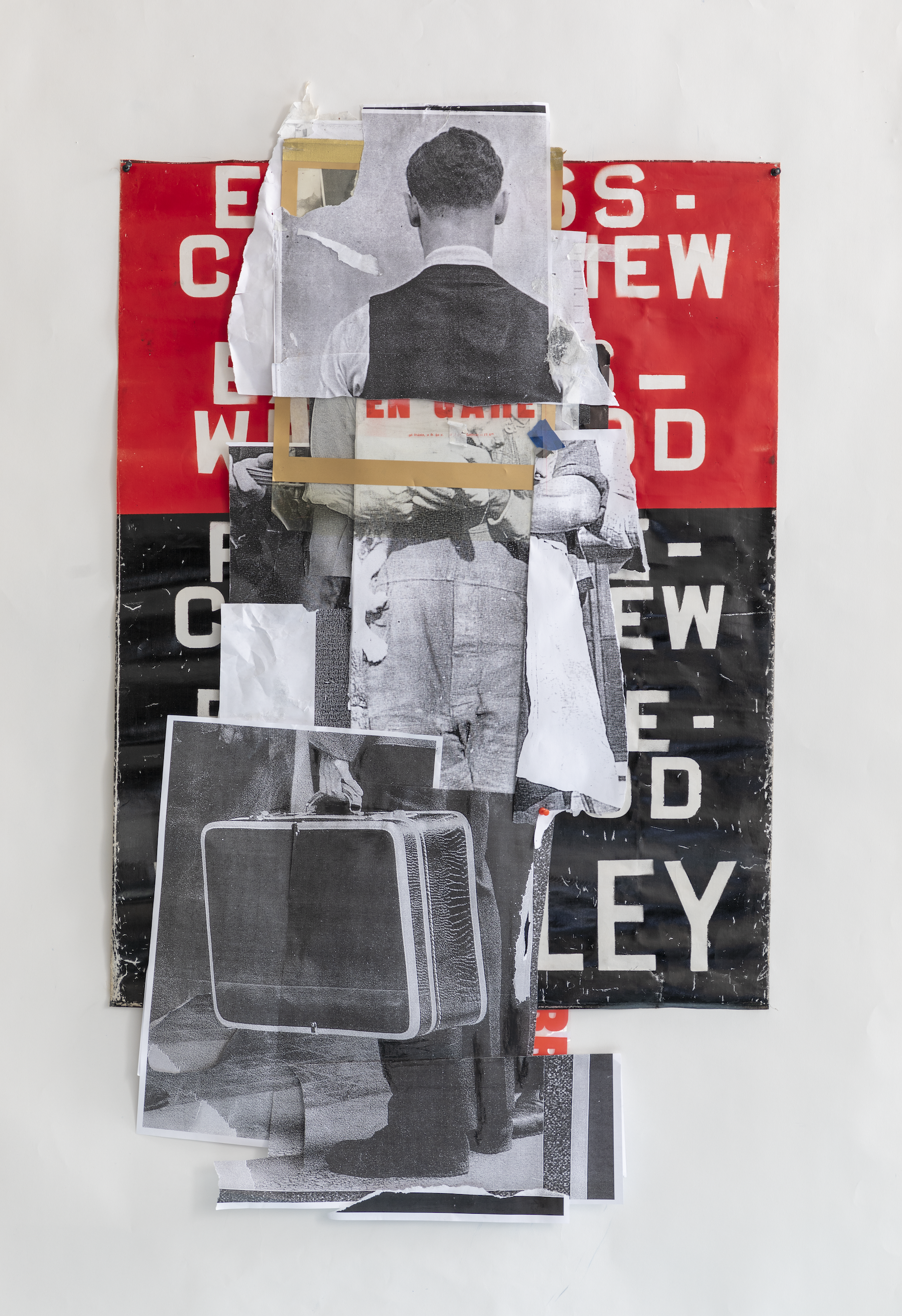 Angela Grossmann, Work, 2021, Mixed Media on Paper, 48 x 31 inches, $10,500