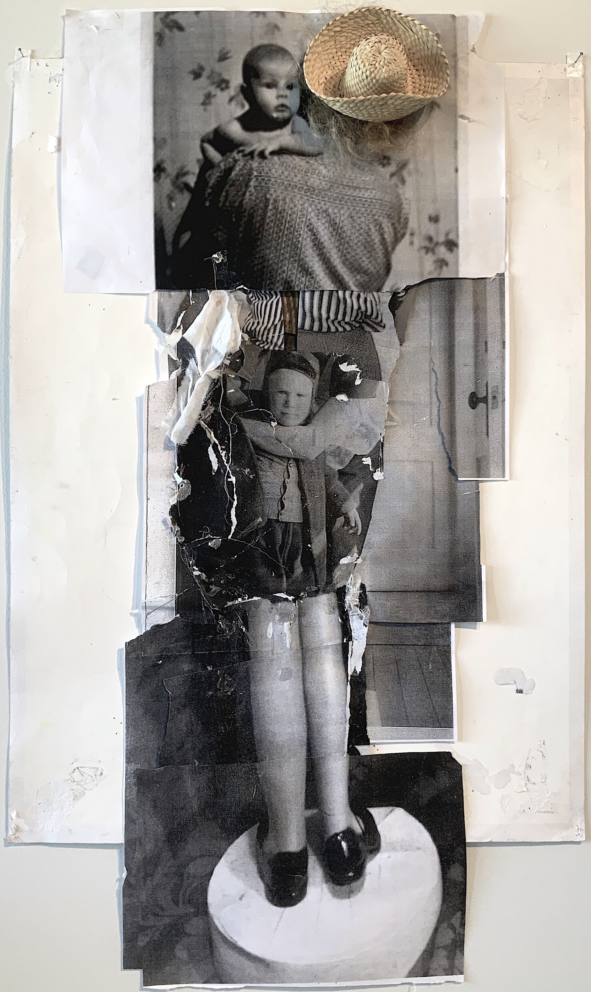 Angela Grossmann, Mother, 2021, Mixed Media on Paper, 41.5 x 22 inches, $10,500