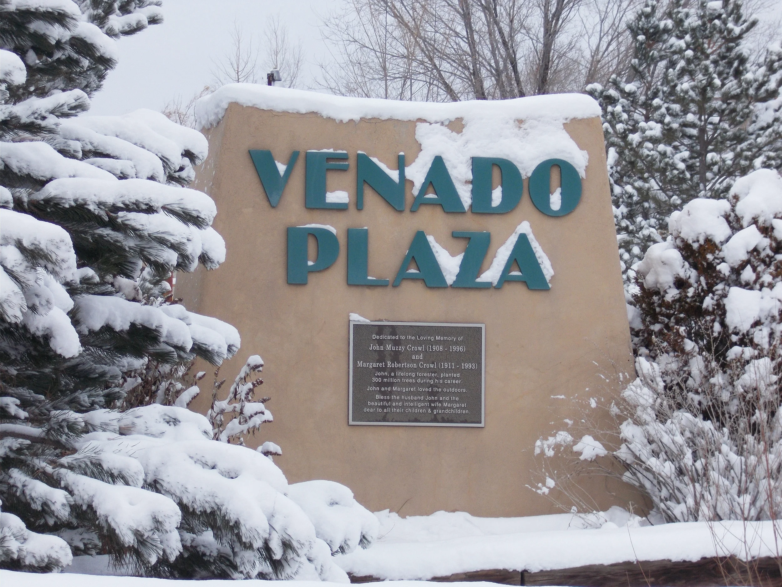 Road Sign Venado Plaza