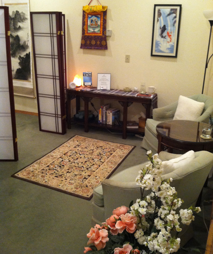 Before and After Treatment Spa Sitting Space
