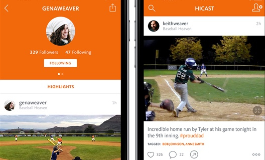 Share your favorite highlights instantly in our new HiCast Feed, your social network for the ultimate sports experience. Now you can stay in the game by following highlights posted by your teammates, coaches and friends.