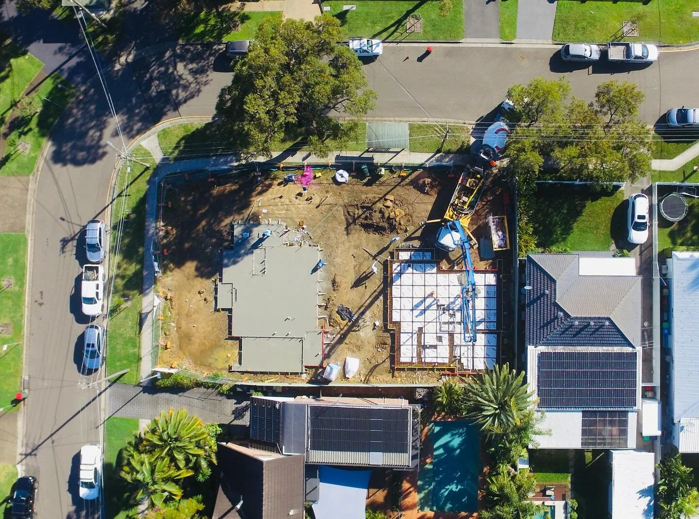 Some amazing progress at our Caringbah detatched dual occupancy project. Concrete placement is now complete with structural steel &amp; timber framing to follow shortly. 
&bull;
&bull;
&bull;
#dualoccupancy