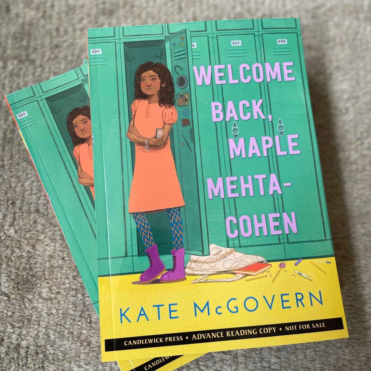 Advance copies of this beauty arrived today, and what a wonder to hold her in my hands after all this time. MAPLE is the first book I&rsquo;ve written with my own kids in mind as readers. Early reviews: shiny cover, bright colors, tastes good. I&rsqu