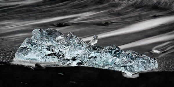 Beach Ice, Jokulsarlon Iceland by Michael Smyth