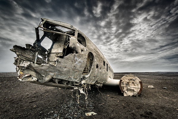 Crashed WW2 DC3, Iceland by Michael Smyth