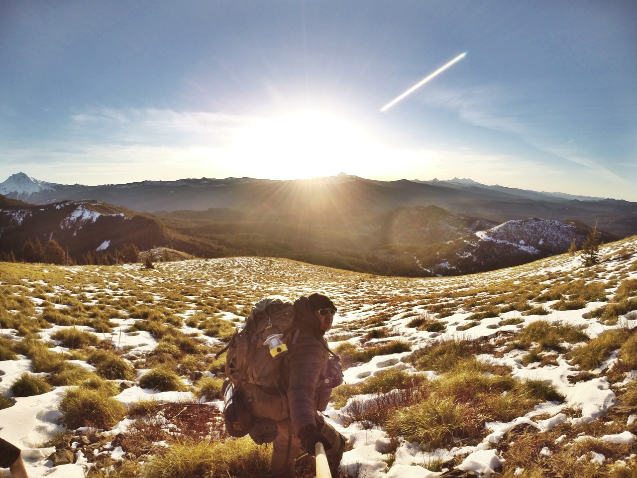 Sunrise on Coffin Mountain.