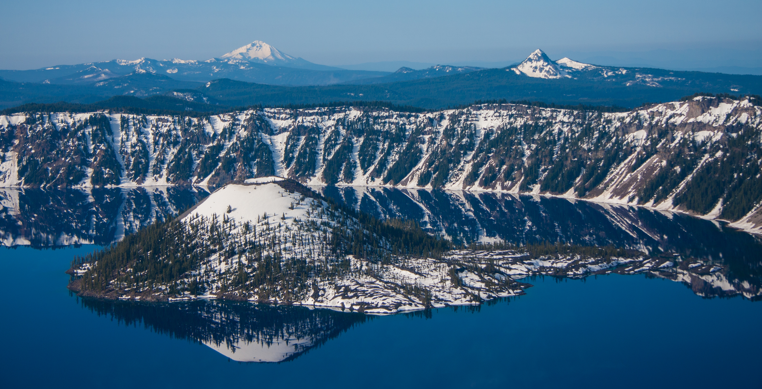 Wizard Island in Crater lake, Oregon
