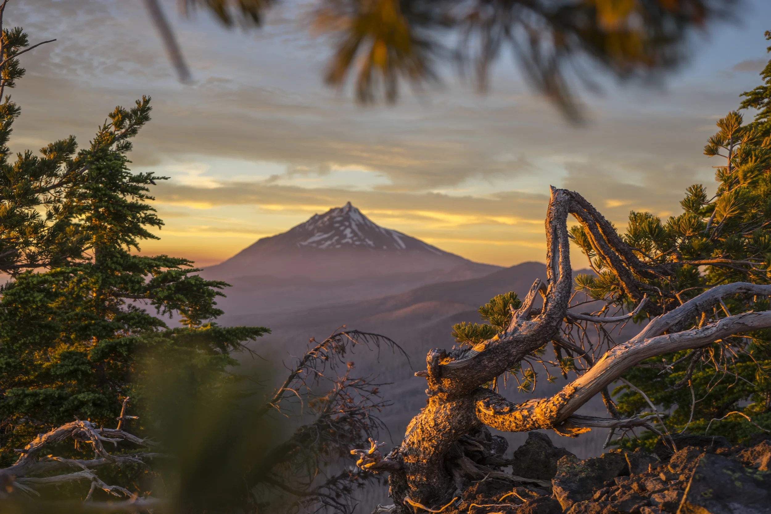 Mt Jefferson Sunset July 4th 2015, Oregon