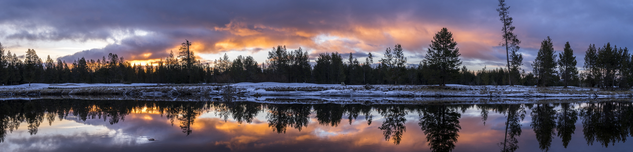 Sunrise on the Deschutes River, Oregon, 2016
