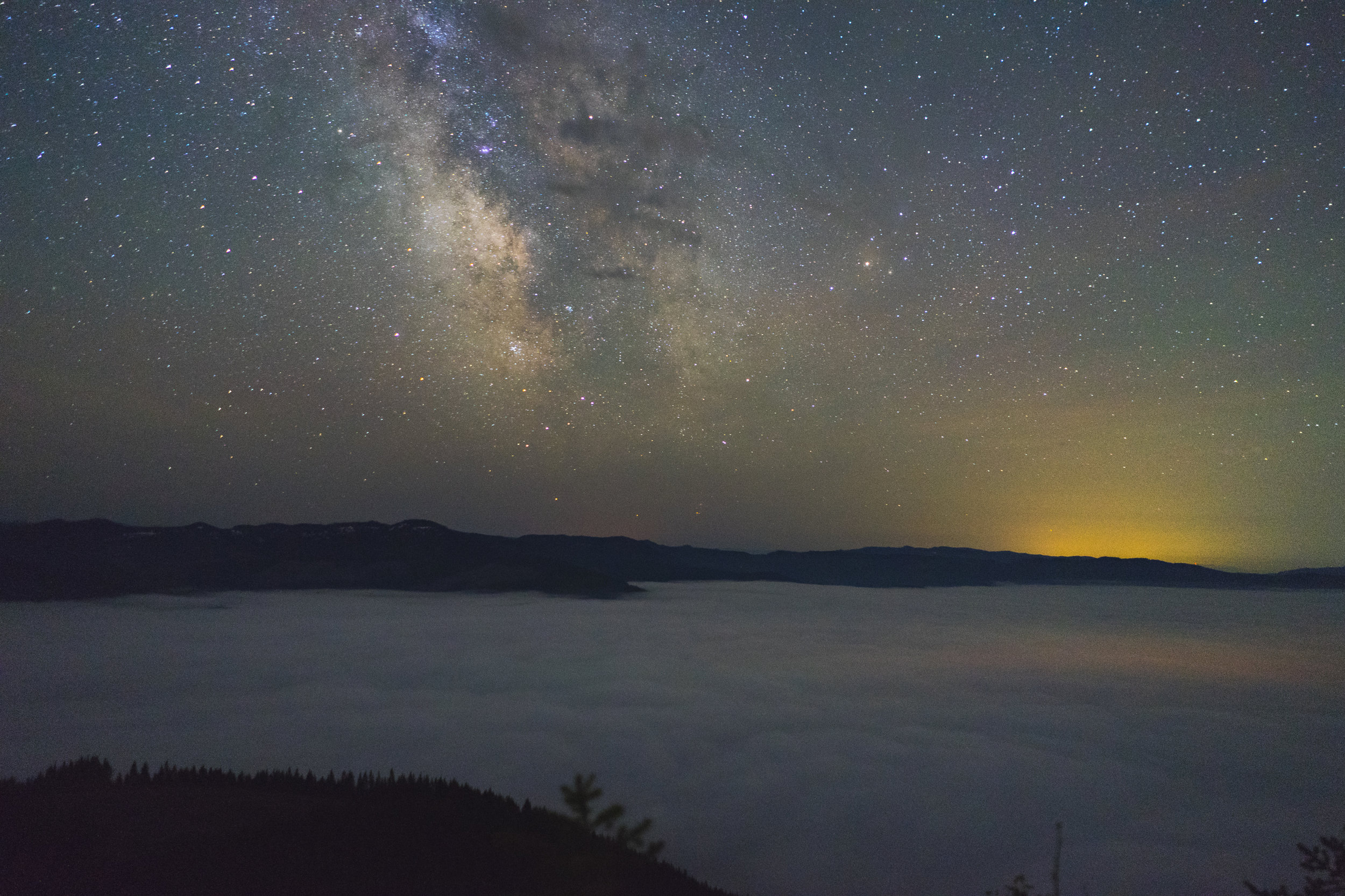 Milky Way over Gates, Oregon