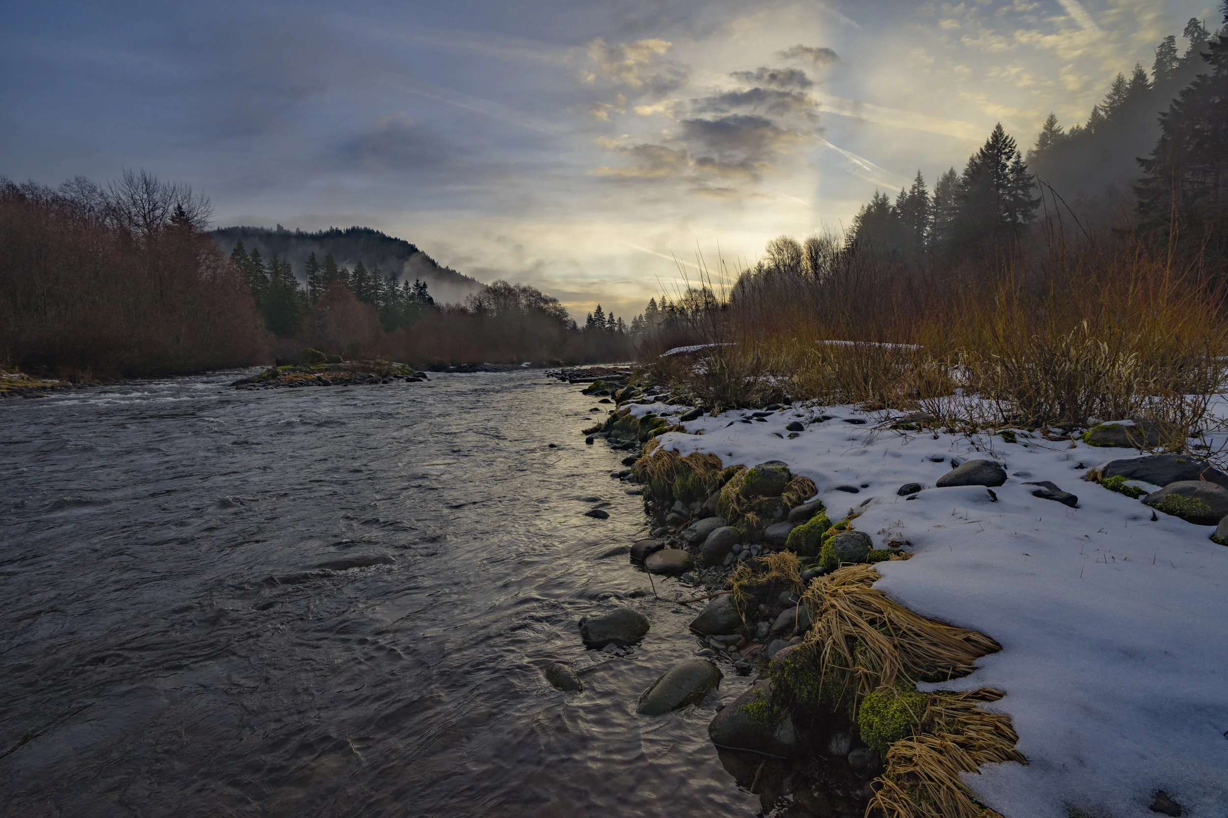 Santiam river, Oregon