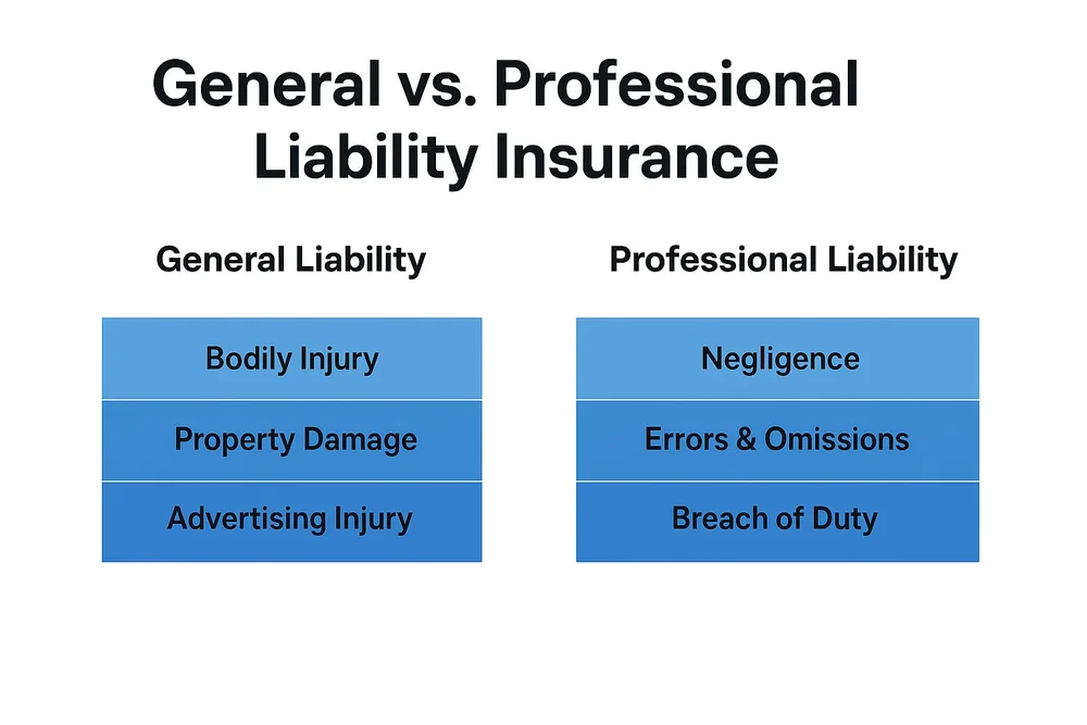 Kirbility General vs. Professional Liability Insurance — Blue Rock Insurance Services