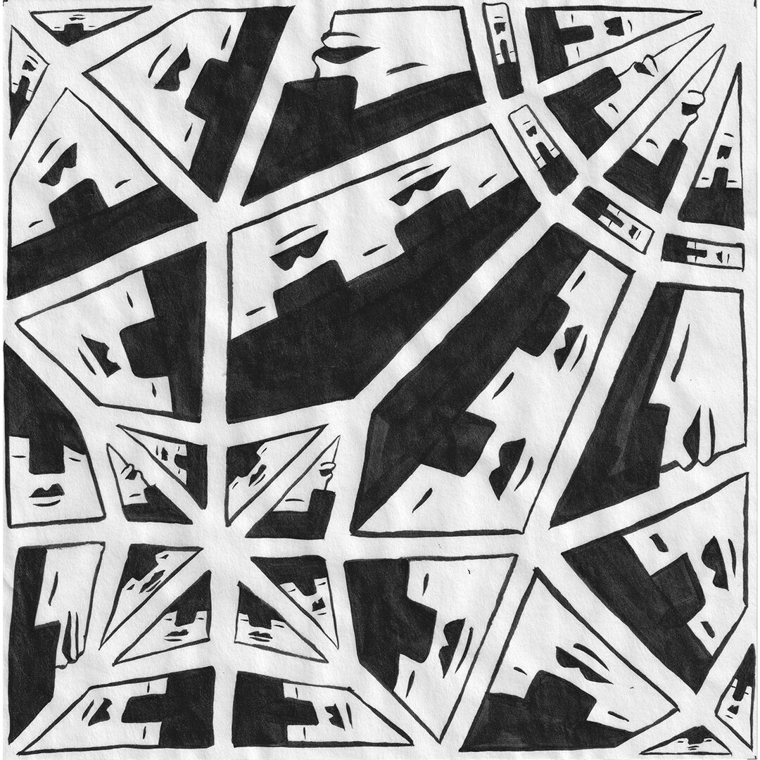 01-31-2021-origamiBird-drawing/sculpture