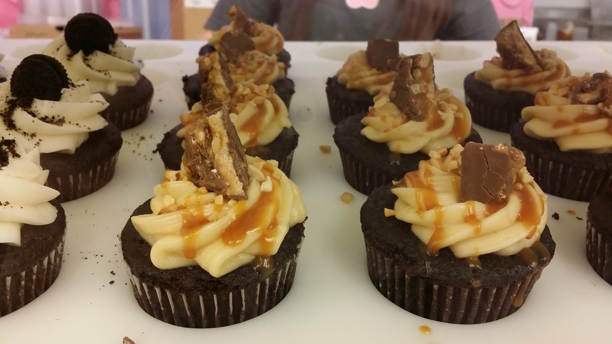 Cako Snickers Cupcakes