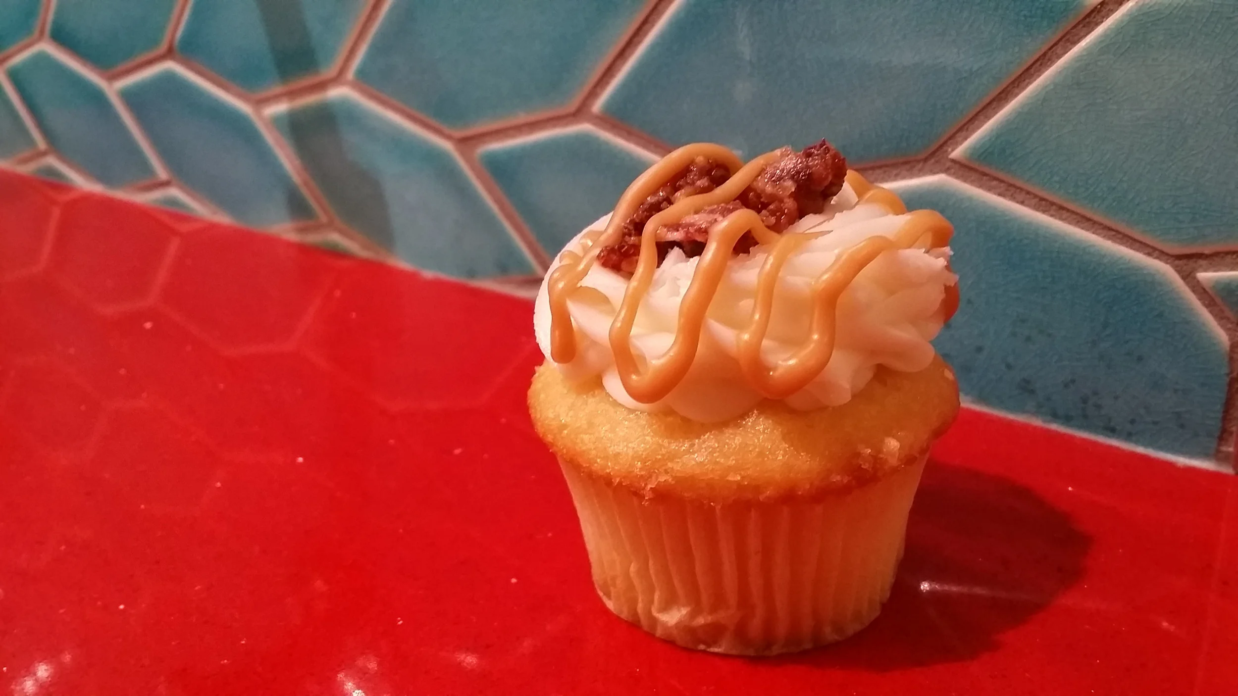 Maple Bacon Cupcake. Cako - Westfield. San Francisco, CA.