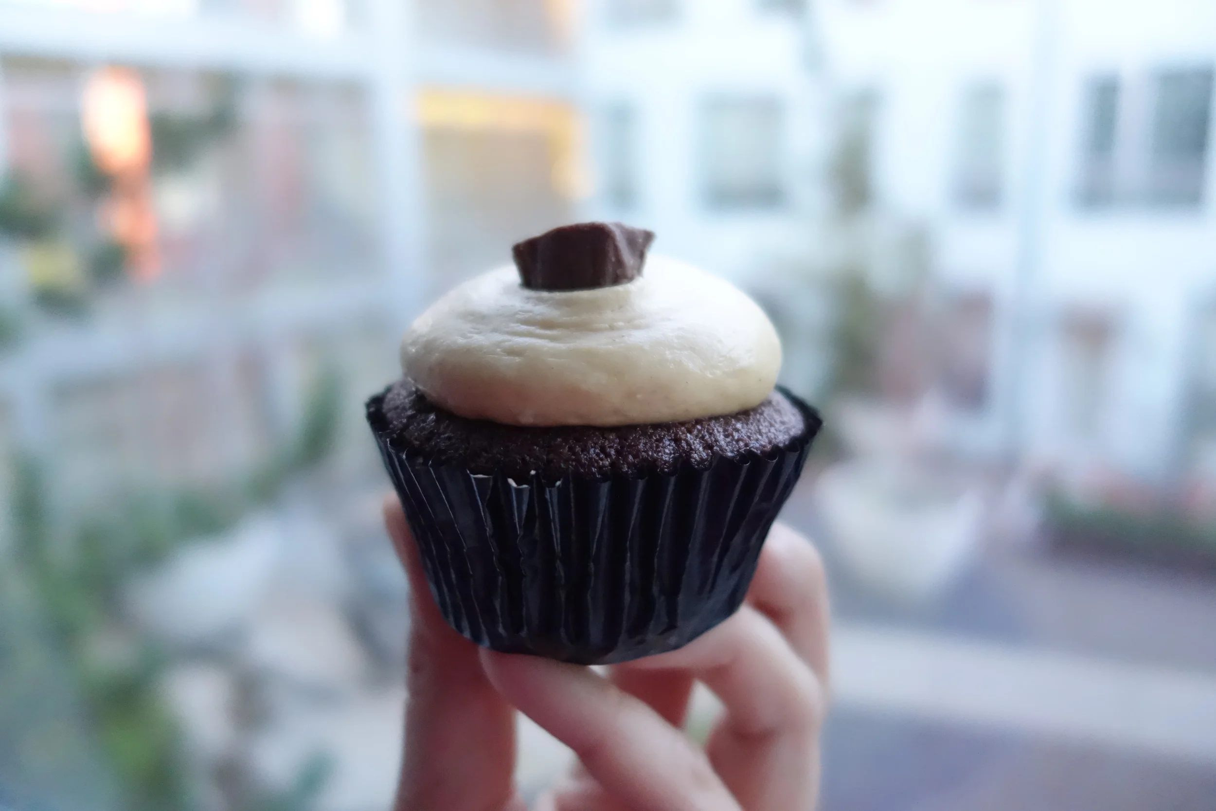 Peanut Butter Cup Cupcake by We The Minis.