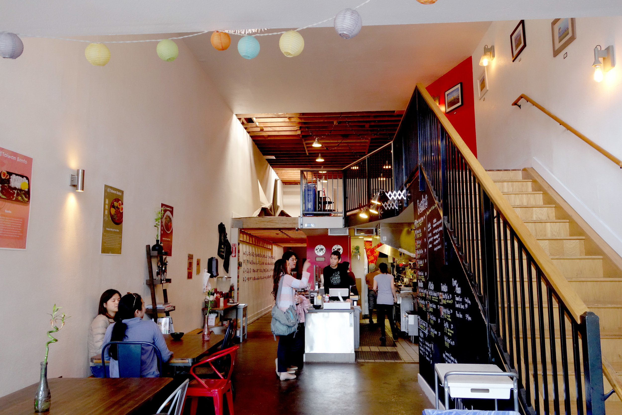 Inside Taiwan Bento in Oakland, California. 2016.
