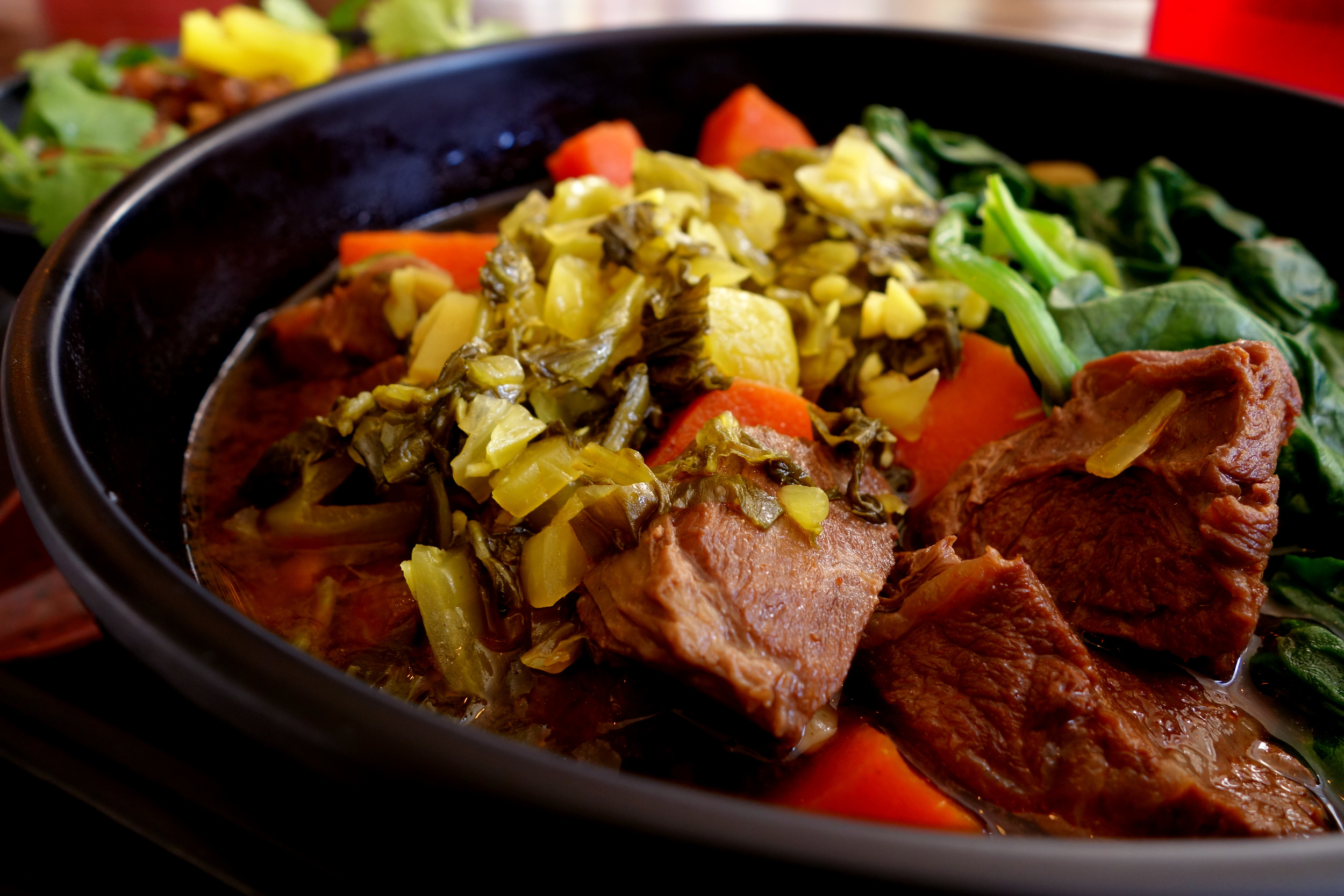 Beef Noodle Soup at Taiwan Bento.
