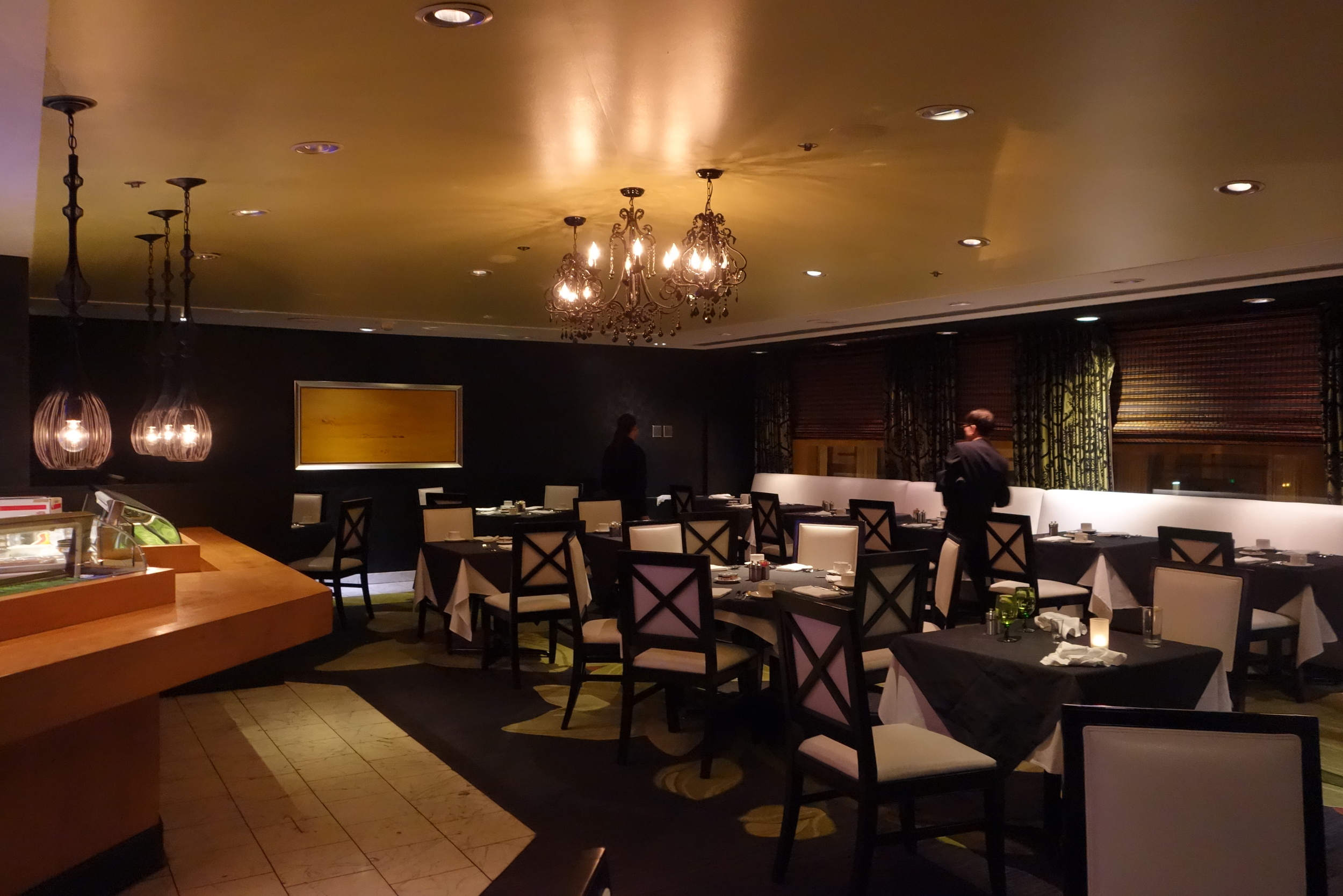 Tables at Anzu Restaurant and Bar.