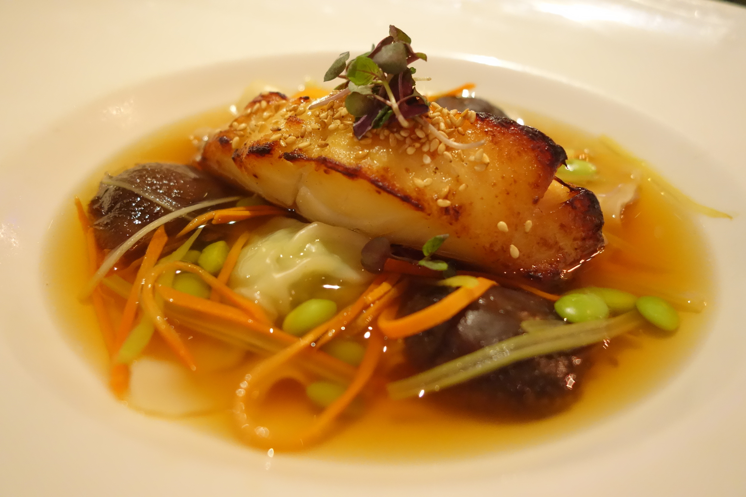 Misoyaki Black Cod at Anzu Restaurant and Bar.