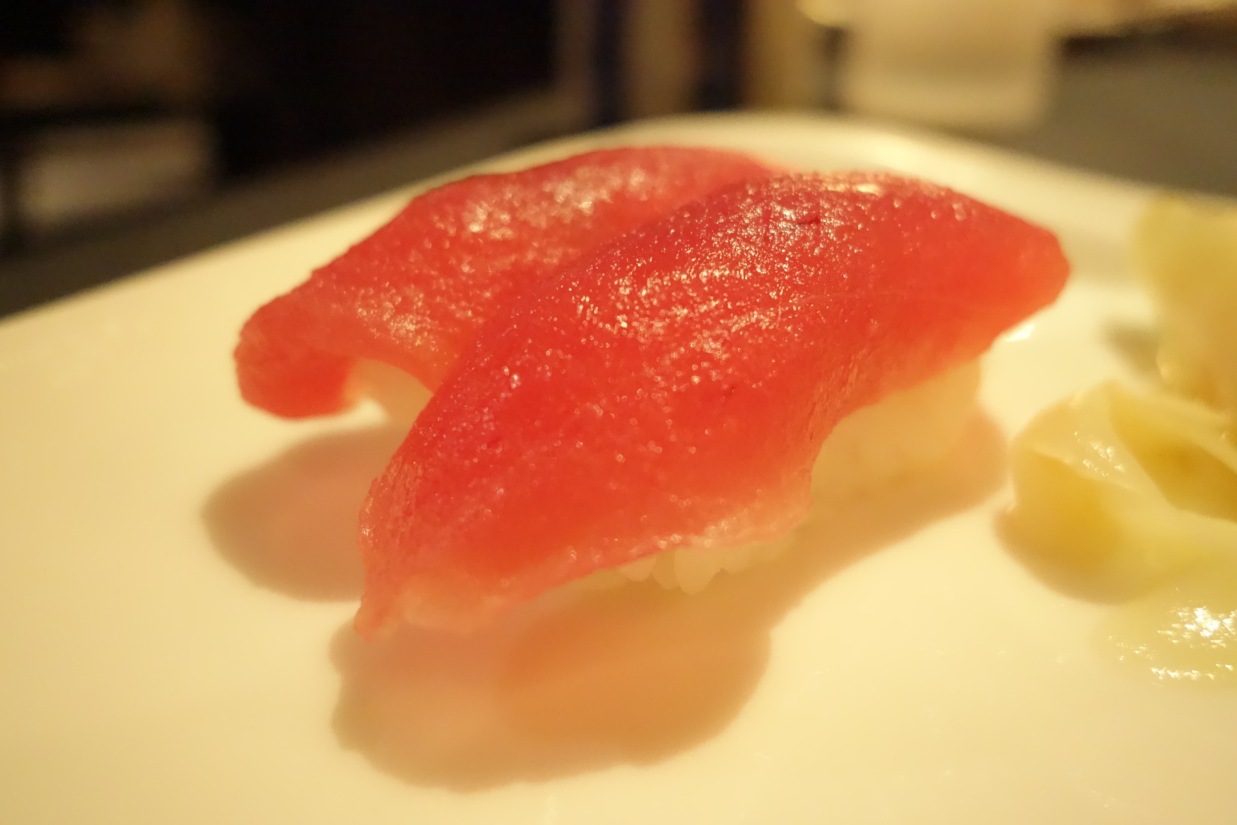 Maguro Tuna Nigiri at Anzu Restaurant and Bar.