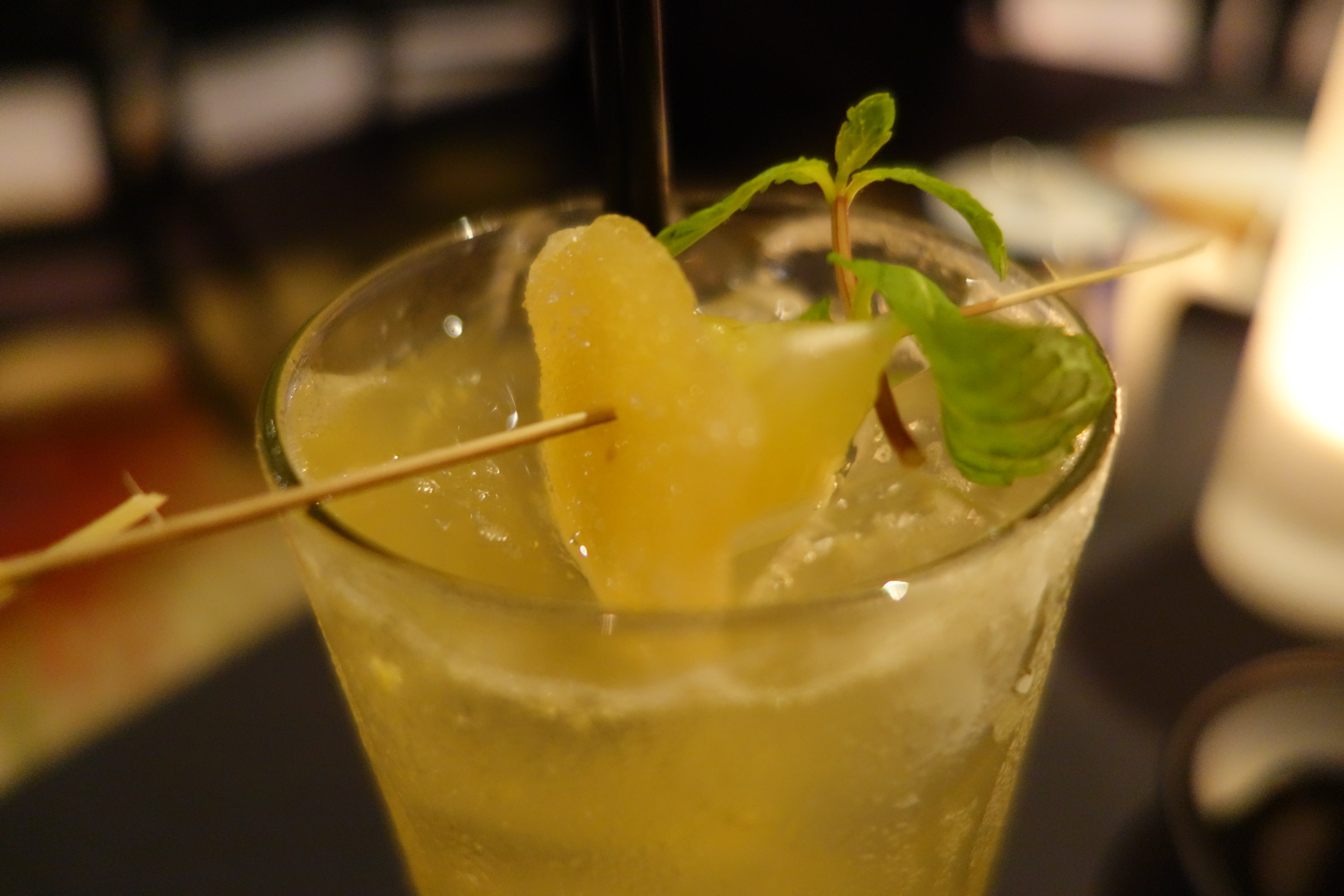 Virgin Pineapple Express Drink at Anzu Restaurant and Bar.