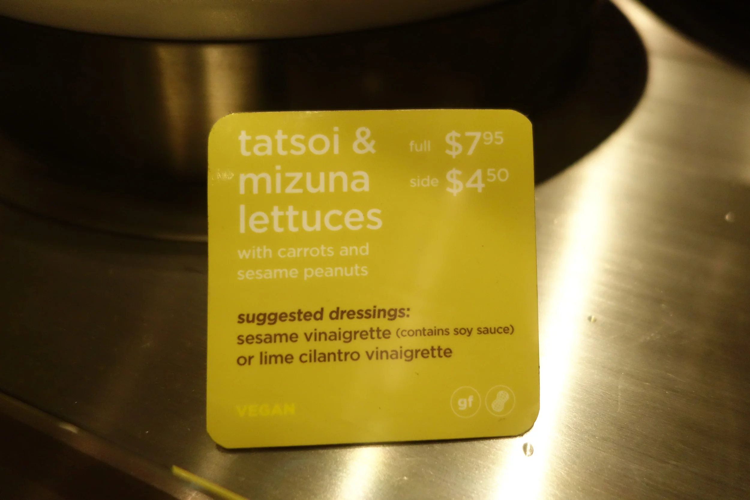 Detailed Information about each dish