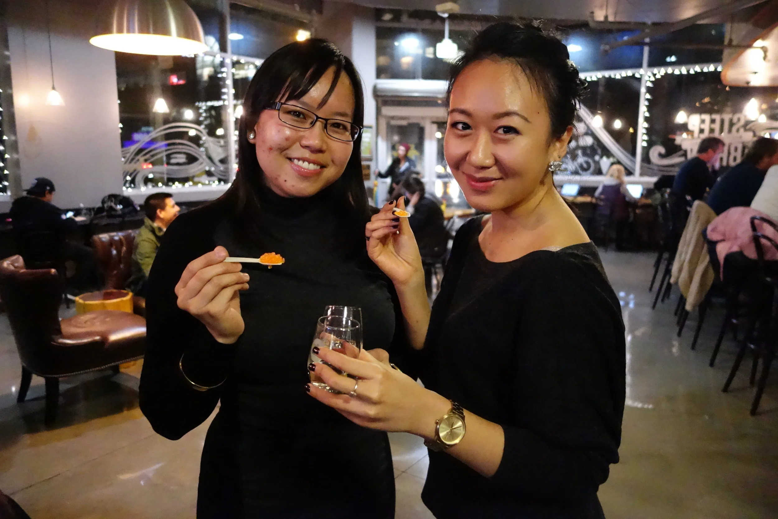 Sandy Leung (Left) & Annie Wang (Right)