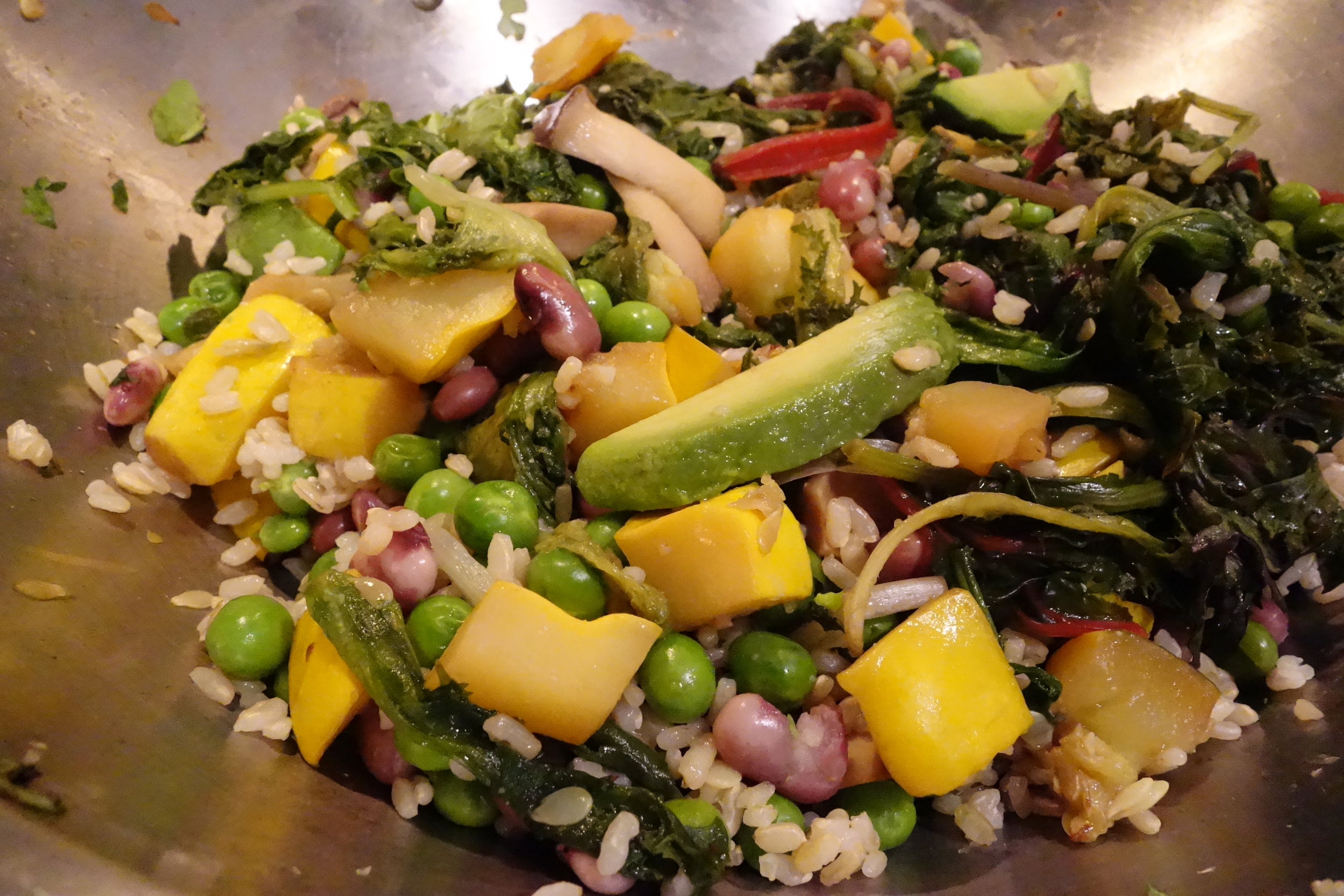 Vitality Bowl ingredients.
