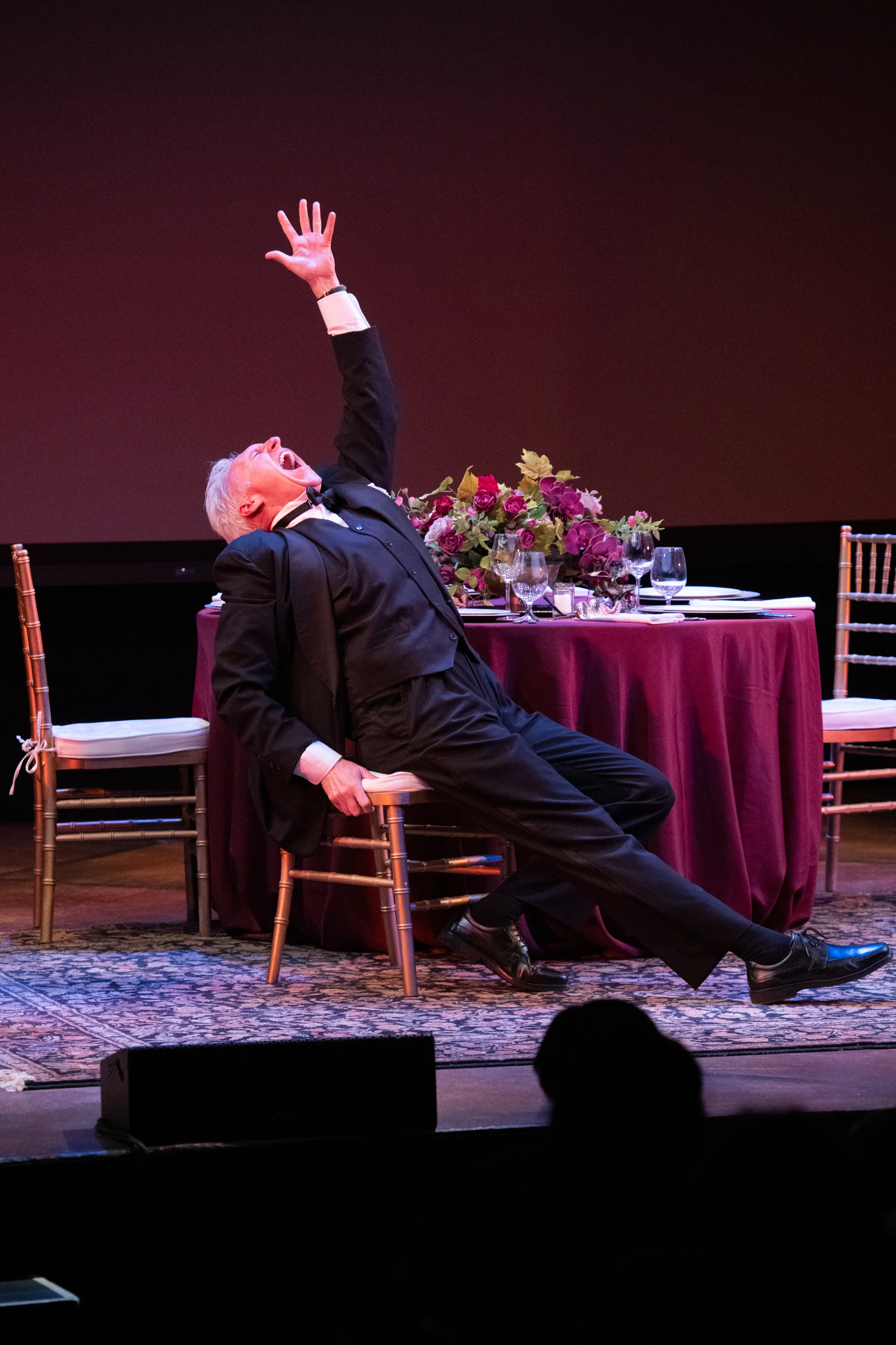 Michael Patrick Gaffney in THE OLDEST LIVING CATER WAITER. Photo by Ben Krantz Studio