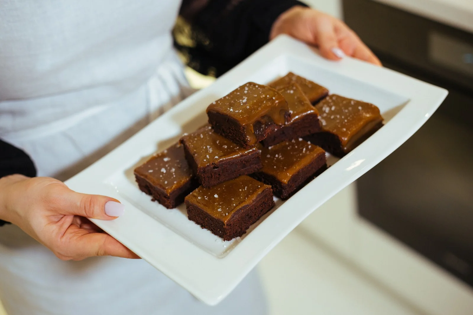 Salted caramel brownies