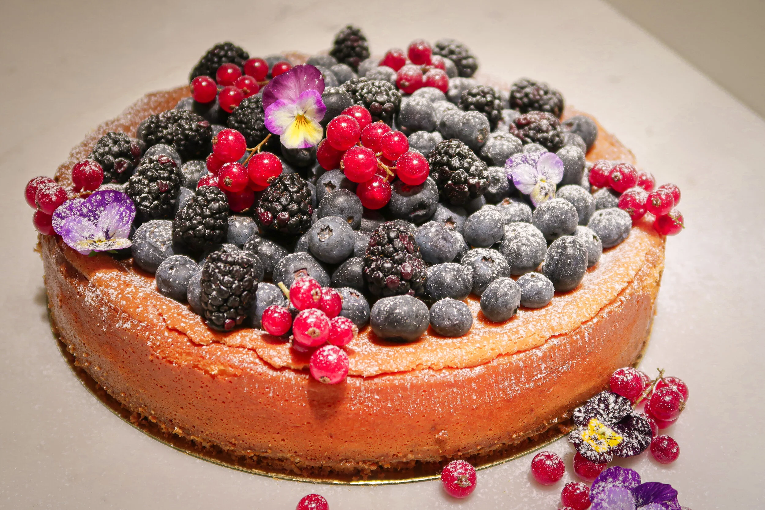 Mustikkajuustokakku ( G, L)