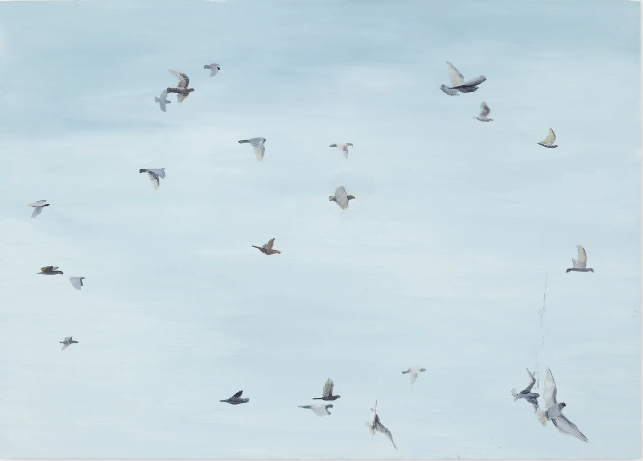 Homing 2010 Oil on Board 45 x 31.5cm