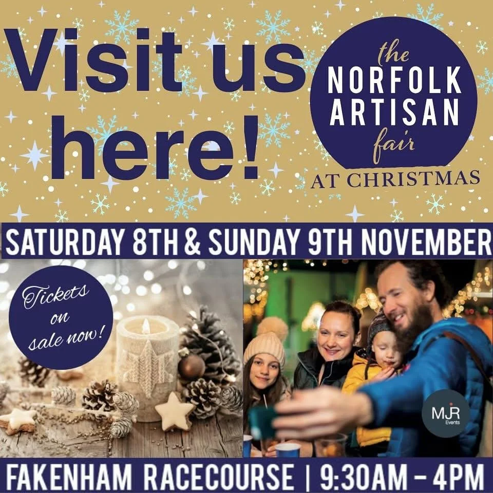 Now bonfire night has been and gone&hellip; time to really get into the Christmas spirit! 🎄

Massagical will be at the @norfolksuffolkartisanfairs Suffolk Artisan Fair this weekend at @fakenhamracecourse! 
✨ 8th - 9th November | 9.30am - 4pm

Anothe