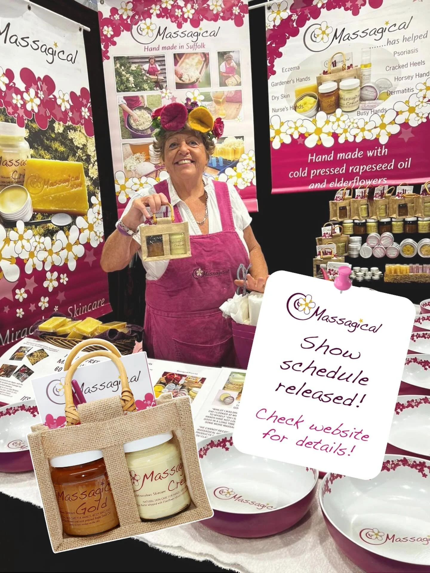 My 2026 show schedule is available! 🥳

Admin is my least favourite part of owning and running Massagical, but it&rsquo;s a necessity&hellip;

I have done my paperwork, and I&rsquo;ve booked into the shows and events I&rsquo;ll be exhibiting at this 