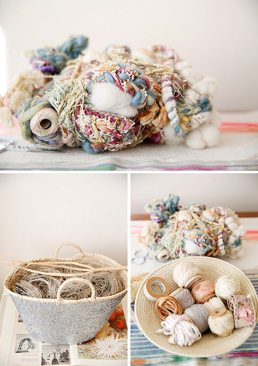 Lost in Fiber | studio objects + fiber materials | photo by Leslie Santarina for SF Girl By The Bay
