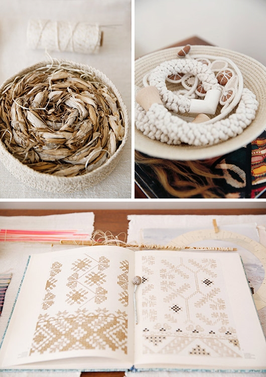 Lost in Fiber | studio objects + fiber materials | photo by Leslie Santarina for SF Girl By The Bay (*All images are courtesy of Leslie Santarina for SF Girl By The Bay )