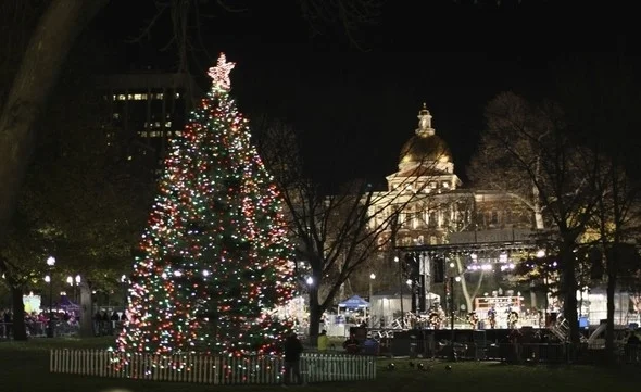 Boston Christmas Tree Lighting Christmas Moment