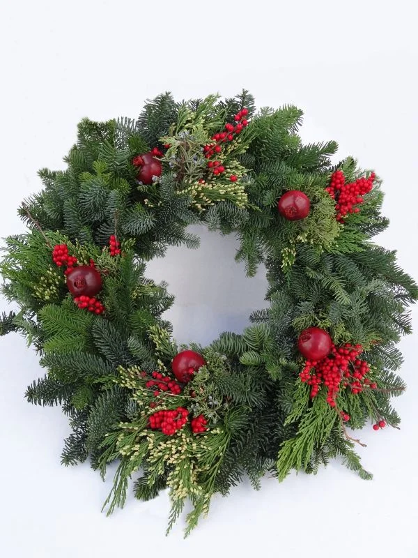 christmas door wreaths for gift delivery and pickup wellesley ma