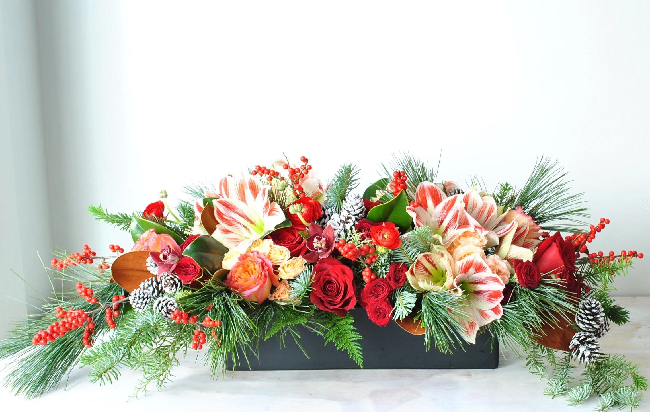 christmas centerepieces delivered boston ma