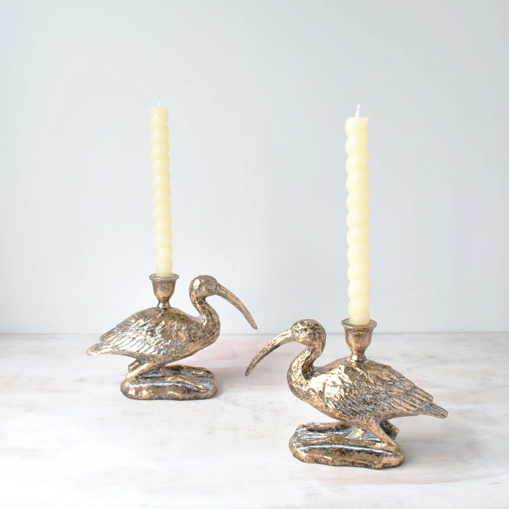 Bird Candle Holder Set