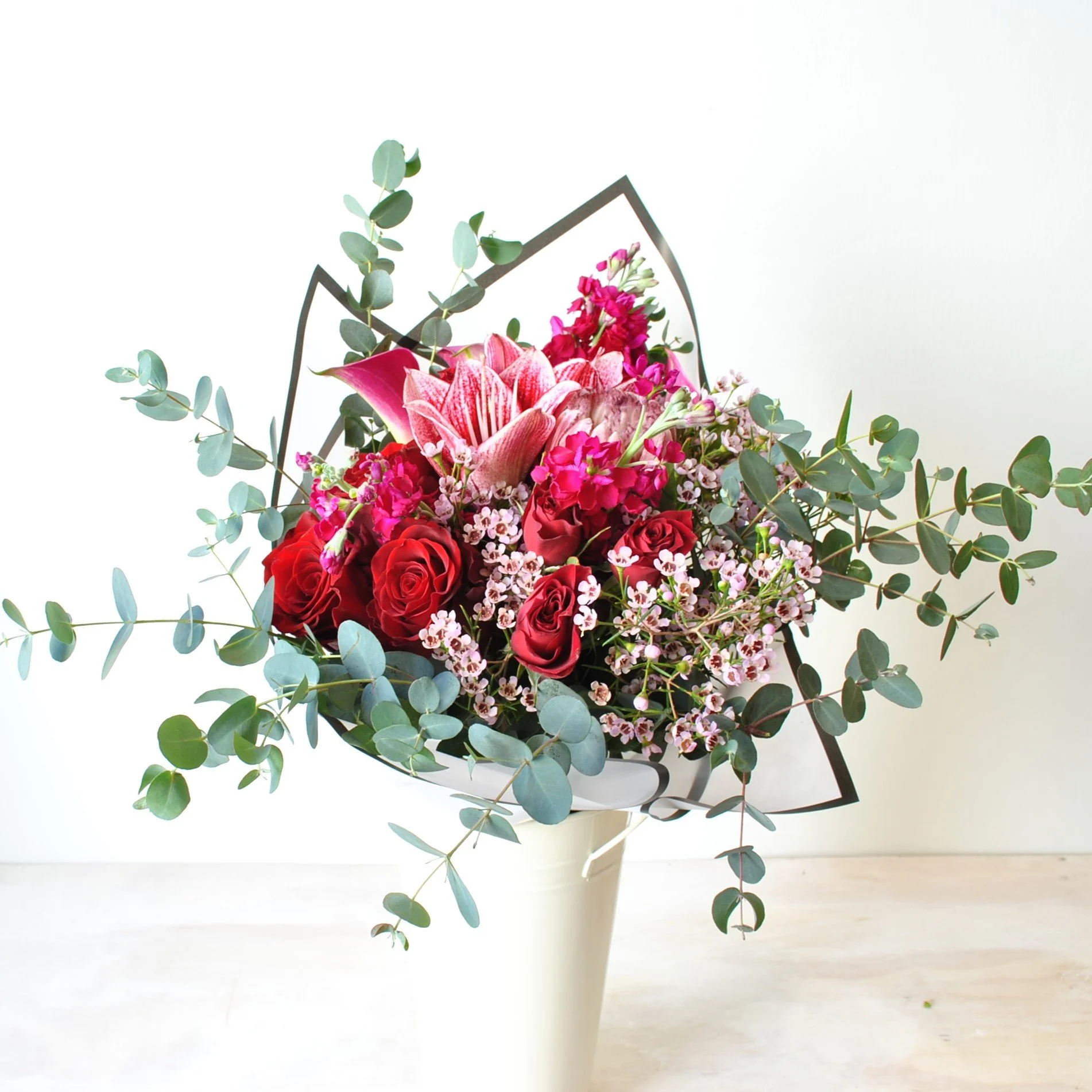 Valentines Day Flower Boquet Becon Hill