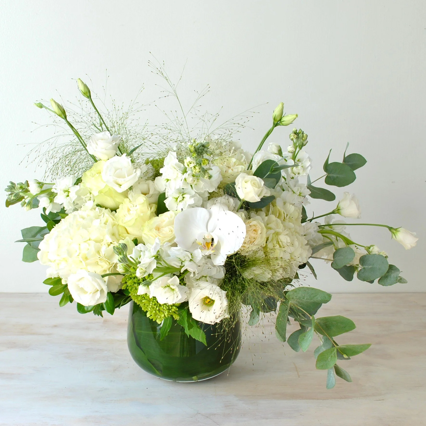 cream and white flowers delivered same day